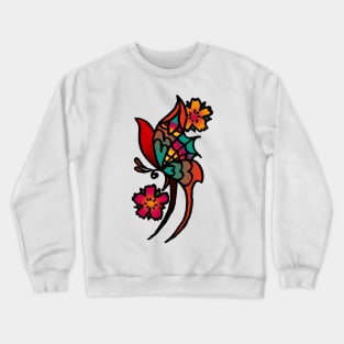 Happy Butterfly Crewneck Sweatshirt